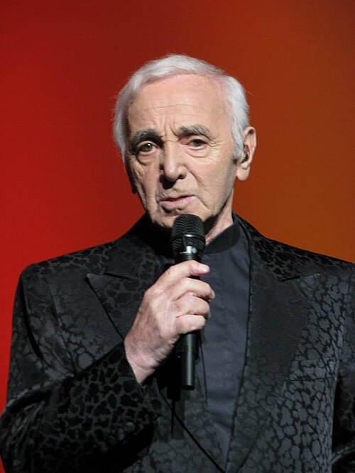 Portrait de Charles Aznavour